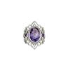 Citrine Gemstone Ring: 925 Sterling Silver, Vintage Style