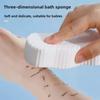 3D Fish Scale Baby Bath Sponge - Gentle Exfoliating Towel for Kids