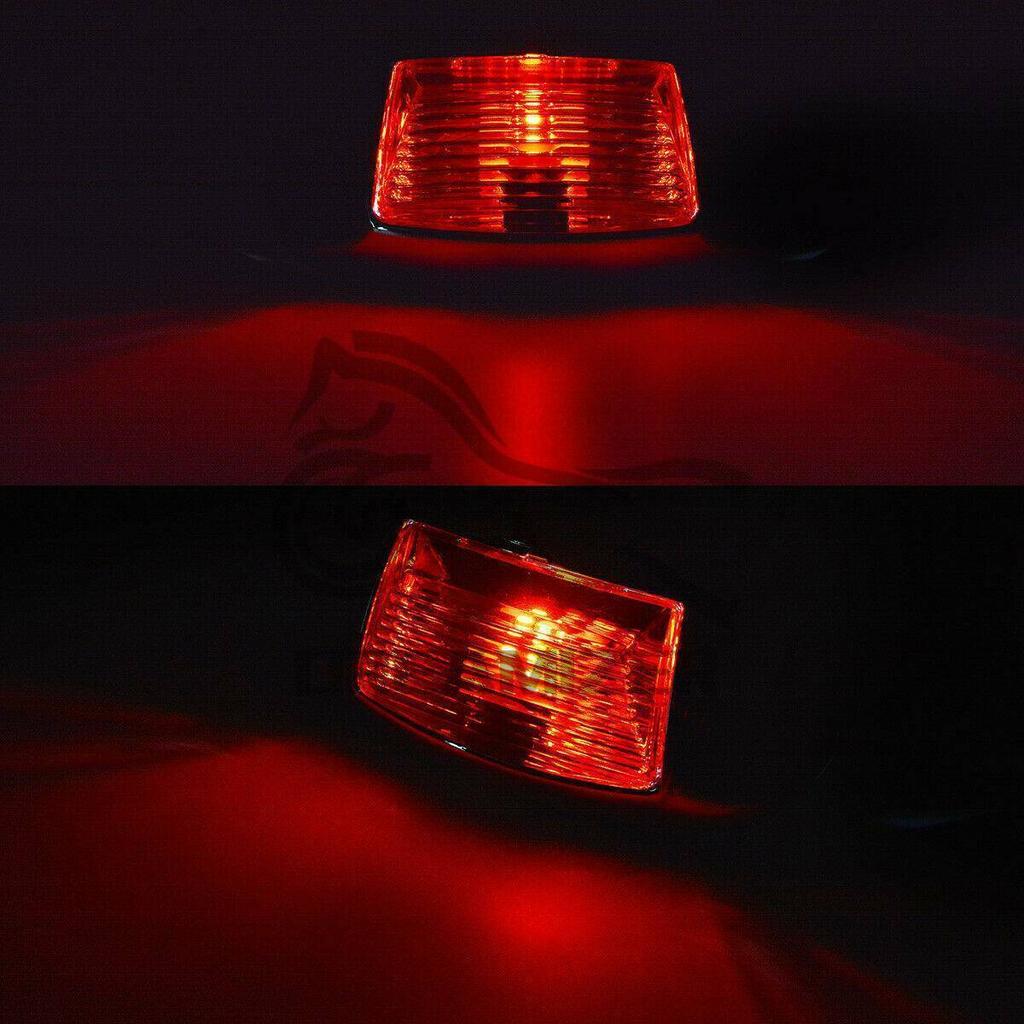 Car Front Rear LED Fender Tip Light for Harley Electra Glide Heritage Softail 1986-2009 Rear Tailing Edge Driving Brake
