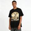Wild Nature Vintage Buck Mountain Graphic Casual Tee Pure Cotton T-shirt