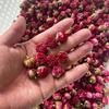 2 Pcs Real Rose Charms Set Rustic Natural Jewelry Making Material for DIY Earrings Boho Style Jewelry Crafting