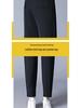 Women's High-Waisted Elastic Ice Silk Summer Trousers - Slimming, Loose Fit for Middle-Aged & Elderly