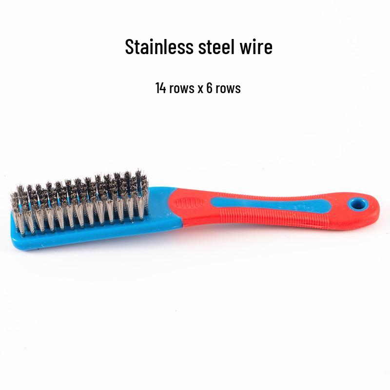 Plastová rukojeť Ocelový drátěný kartáč pro čištění Wenwan, King Kong Bodhi a ořechových předmětů s měděným drátem a kančími štětinami