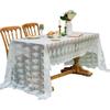 Crafted From Lace Wedding Tablecloth White Lace Tablecloth