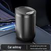 High-End Metal Car Ashtray with Lid: Anti-Drop Ornament for Car Interior
