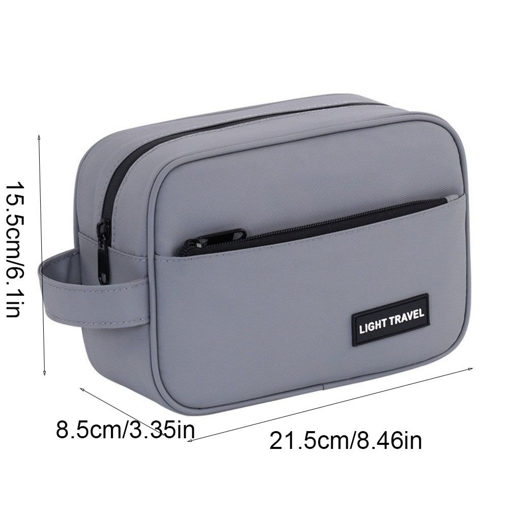 Handheld Men Cosmetic Bag Waterproof Makeup Bag Multifunctional Toiletry Bag  Skincare Storage Bag