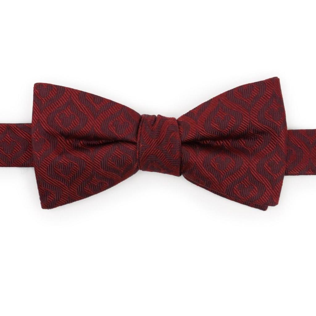 [Cufflinks] Mickey Mouse Holiday Maroon Bow Tie dn-mhdp-bt