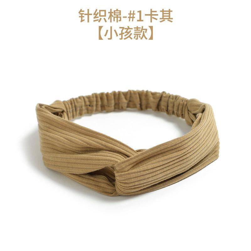 Elastic Crossed Headband Solid Color Knitted Cotton Suede Headband Ladies Hair Accessories Hair Band Headgear