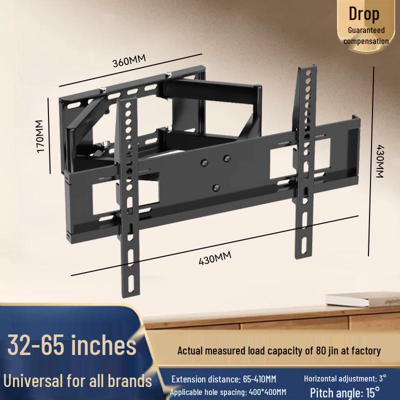 Einziehbare Ultradünne Universelle TV-Wandhalterung für 55-120 Zoll Bildschirme