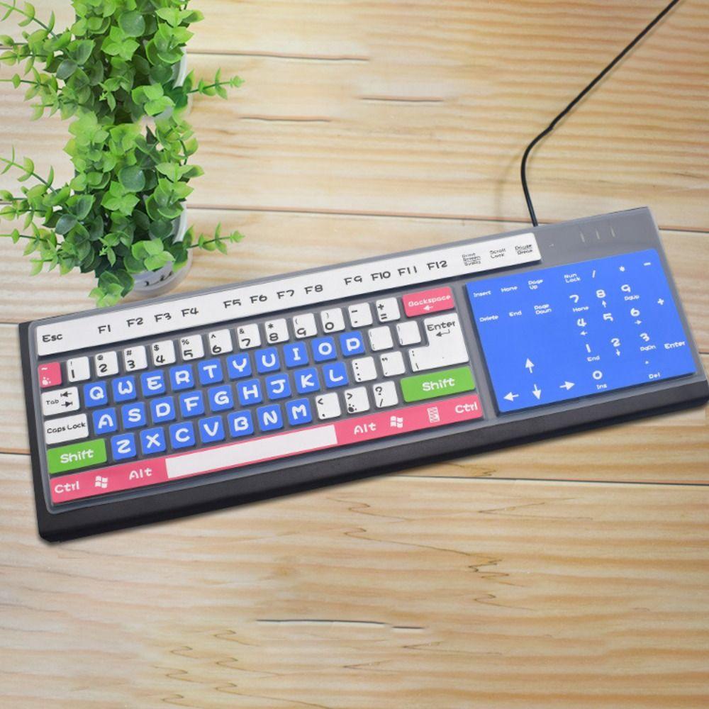 Silicone Dustproof Computer Protective Film Keypad Protector Skin Keyboard Cover for Desktop PC