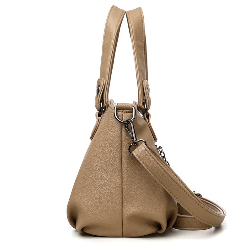 Soft Leather Bag Women's Fashion New Atmospheric Tote Bag Portable Strong and Durable Fashion Bag Liner Shoulder Bag