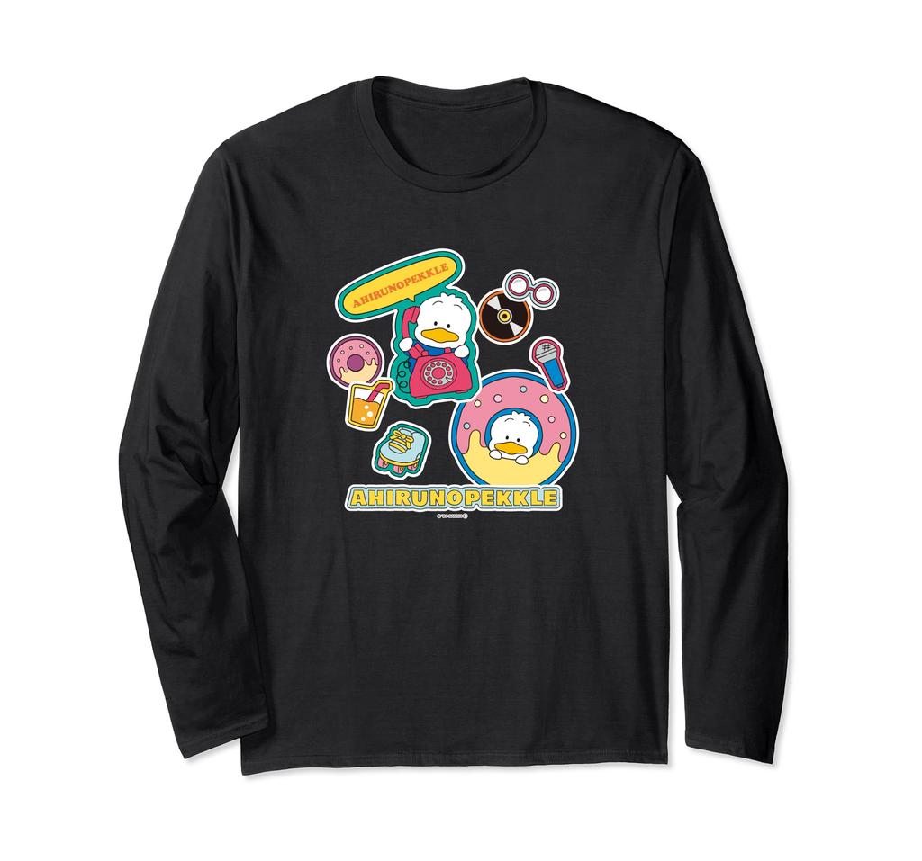 Pekkle the Duck Donut Long Sleeve T-Shirt