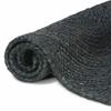 Maison Exclusive - Tapis de surface Gris foncé 160 x 230 cm Jute