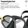 Freediving Mask Two-window Tempered Glass Diving Mask With Camera Mount- Waterproof, Anti-fog
