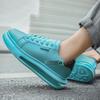 Fashion Platform Sneakers for Men Casual Shoes New Soft Comfortable Pu Leather Shoes Trend Brand Flats Casual Shoes for Man Tenis New