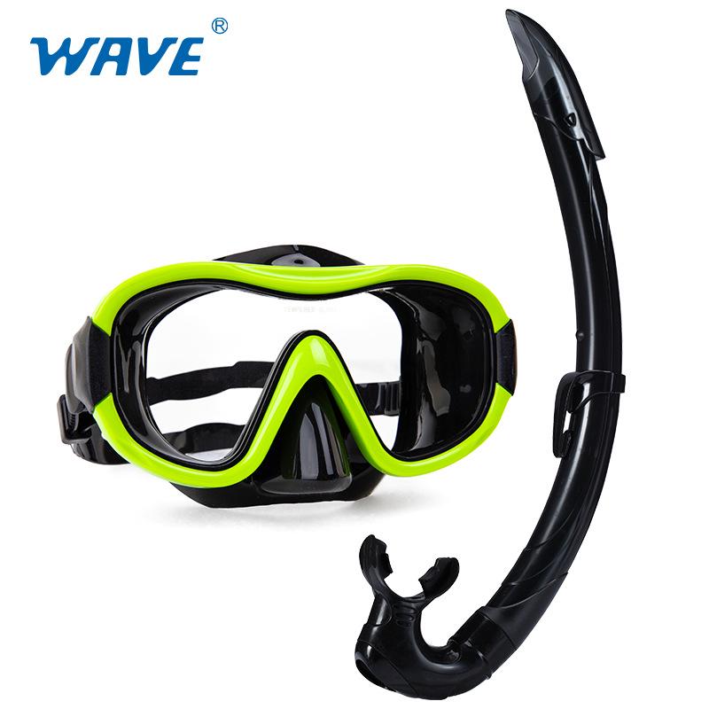 Waterproof Diving Mask & Semi-Dry Snorkel Set