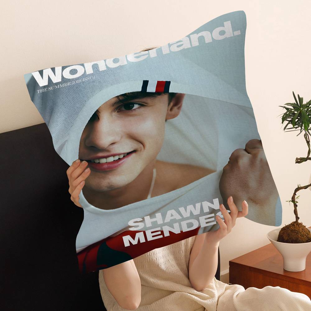 SShawn Mendes SINGER Pillow Cover for Bedroom Room and Living Room Sofa Decorative Cushion Cover
