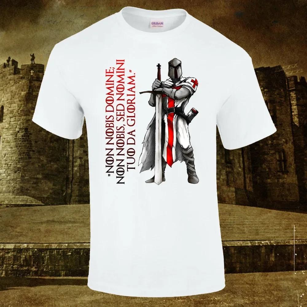 Knights Templar Crusader Teutonic Creed Gift Premium Quality Unisex Fashion 2019 Casual Slim Fit Brand Clothes Sports T Shirts