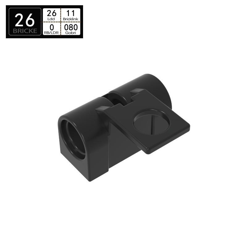 BRICKE Brick Figure Backpack 15406-65451 with LEGO-Compatible Stud Holes 50g (~70 pcs)