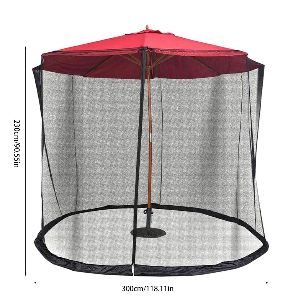Bug Screen for Outdoor Patio Table Over The Umbrella Cover Net Netting