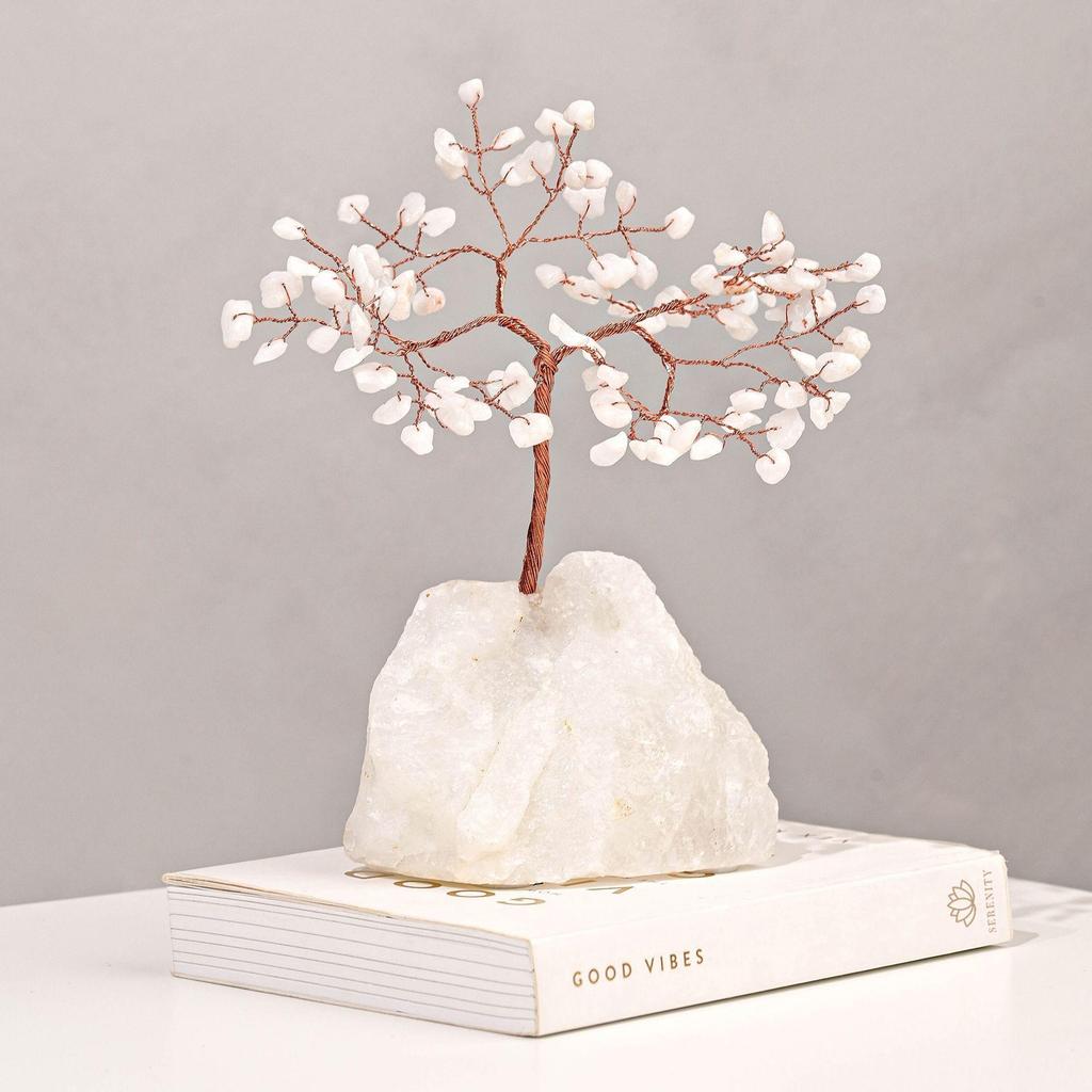 Gemstone Tree - White Jade