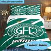 Custom Name Guarani FC Crest Bedding Set 3pcs, Bedding Set Including 1pc Duvet Cover And 2pcs Pillowcases for Bedroom, Dormitory Gift