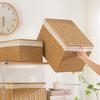 Aufbewahrungskorb aus Rattan mit Deckel - Kosmetik-Organizer & Snackbox