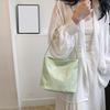 Women's Shoulder Bag Nylon Solid Color Tote Bag Portable Ladies Casual Handbag Commuting Sac for Work Street Daily Outings