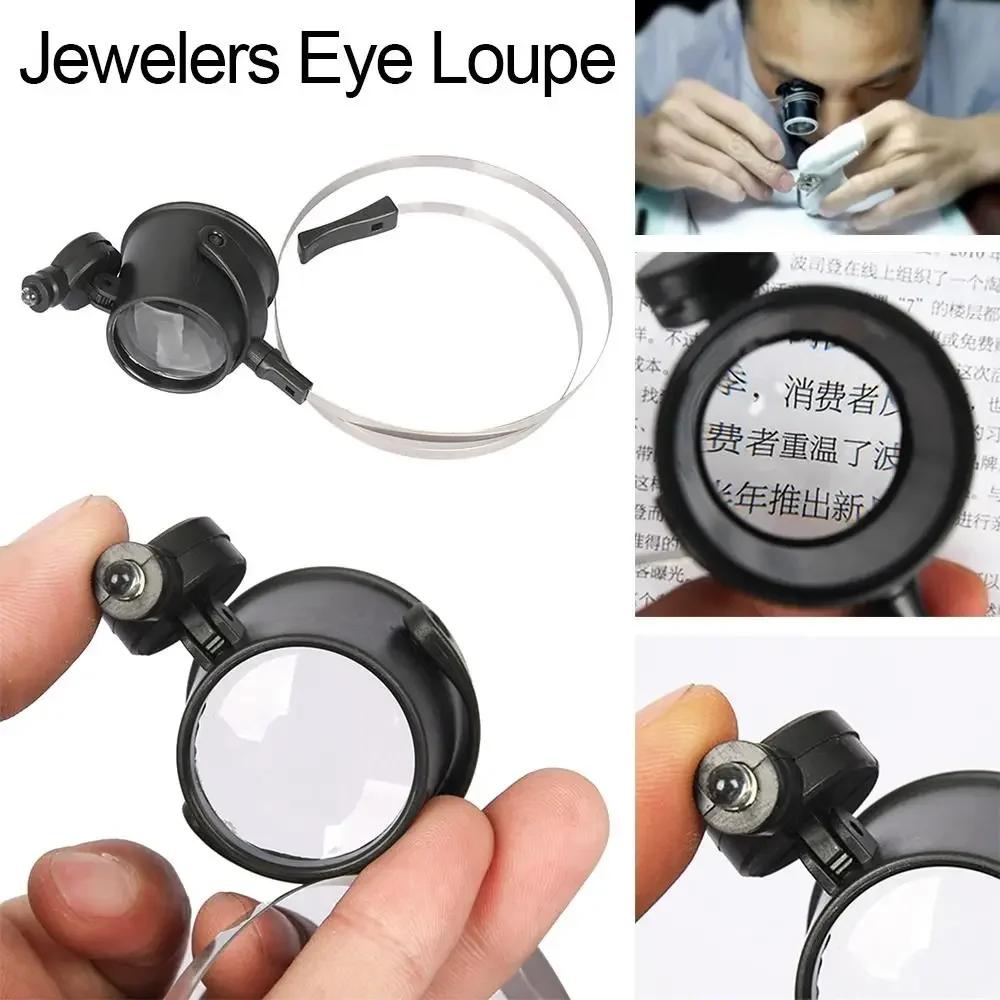 Watch Repair Tool 5X For Watchmakers Monocular Jewelers Eye Loupe Magnifying Glass Loop Magnifier