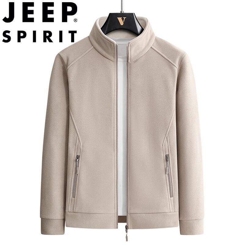 JEEP SPIRIT Men's Fleece-Lined Casual Jacket