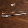 Korean Style Retro Stainless Steel Dinner Fork