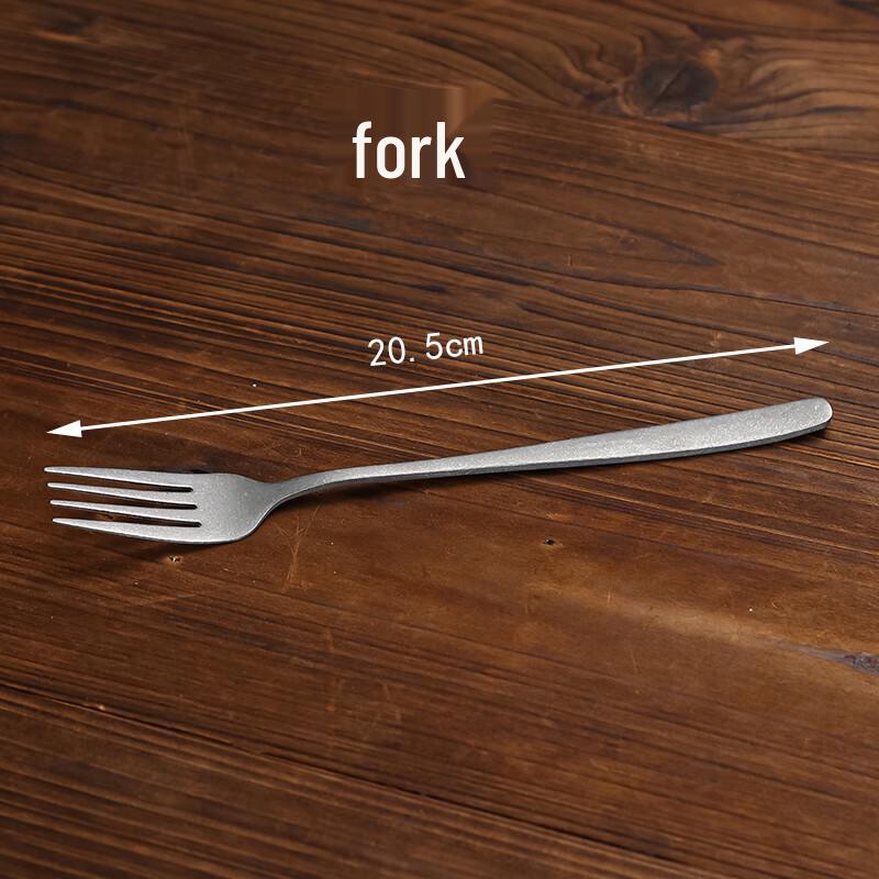 

Korean Style Retro Stainless Steel Dinner Fork