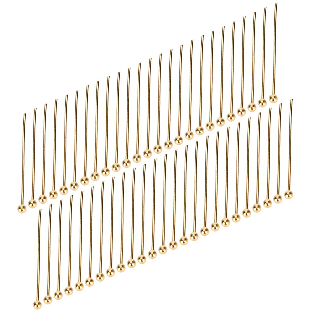 50 sztuk Ball Head Pins Biżuteria Wisiorek DIY Craft Koralik Dokonywanie Części Akcesoria Dostaw
