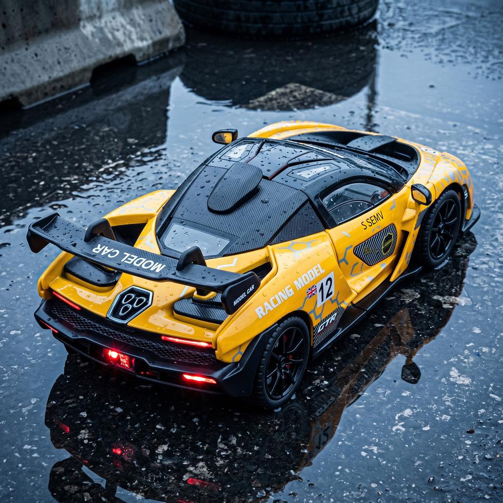 1:24 Scale McLaren Senna Track-focused Hypercar Alloy Metal Diecast Model Car Home Trendy And Desktop Display Ornament Birthday