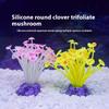Silicone Mushroom Artificial Fish Tank Aquarium Water Coral Plants Underwater Decor Quarium Fish Tank Decoration Accessories