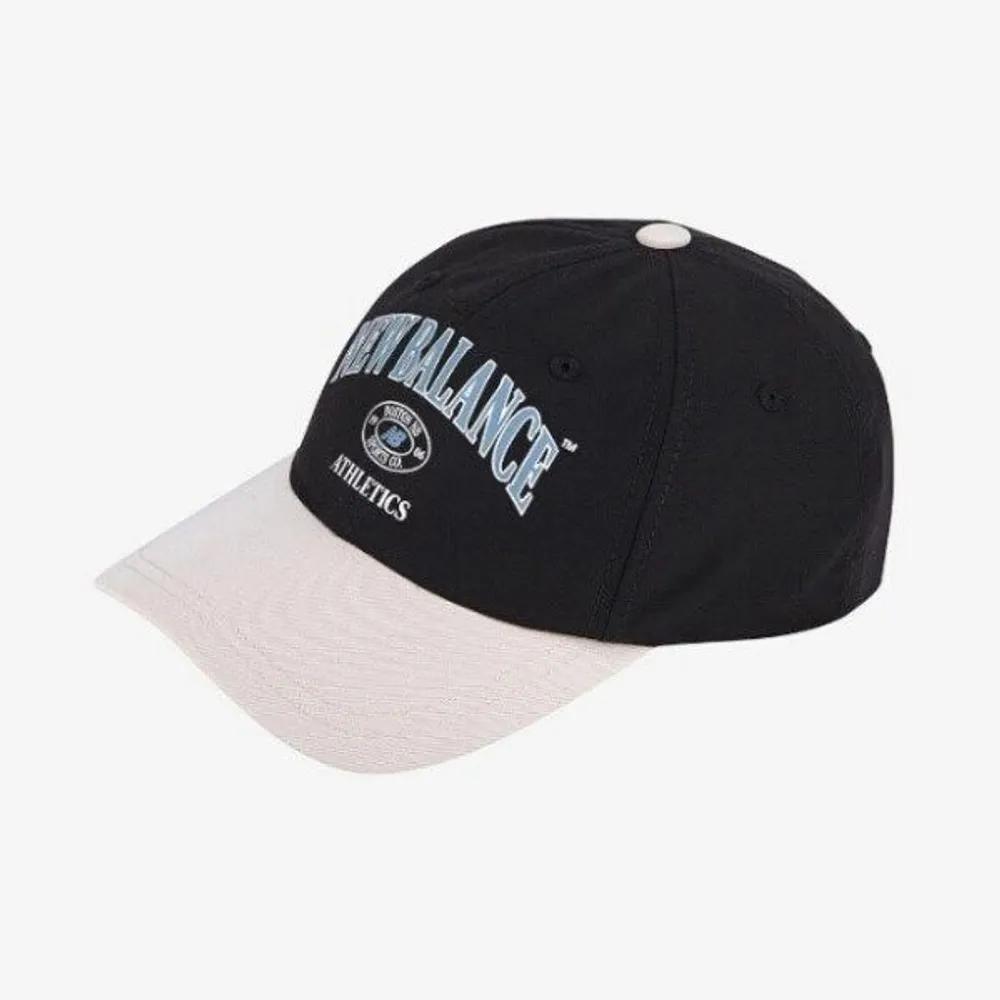 [New Balance] HQK NK8BFS101U-19 Color Block Woven Ball Cap Black series
