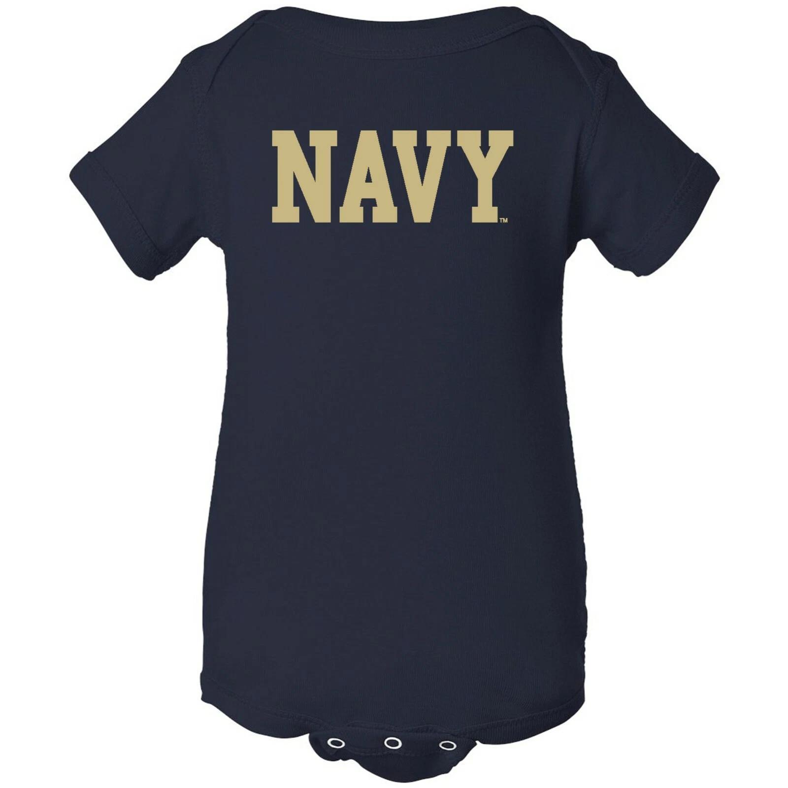 US Naval Academy Basic Block Unisex Creeper - Navy XL