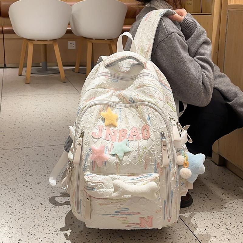 Children's Schoolbag, Elementary School Students, Girls, Junior High School Students, High School High-value Two-piece Backpack, Bag
