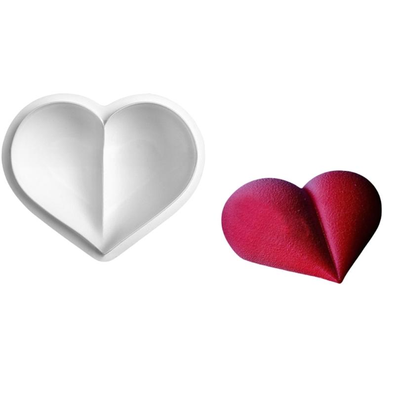 

Heart Shape Silicone Candle Molds for Epoxy Resin Candle Soap Bowtie Heart Cake Molds Chocolate Molds Fondant Molds
