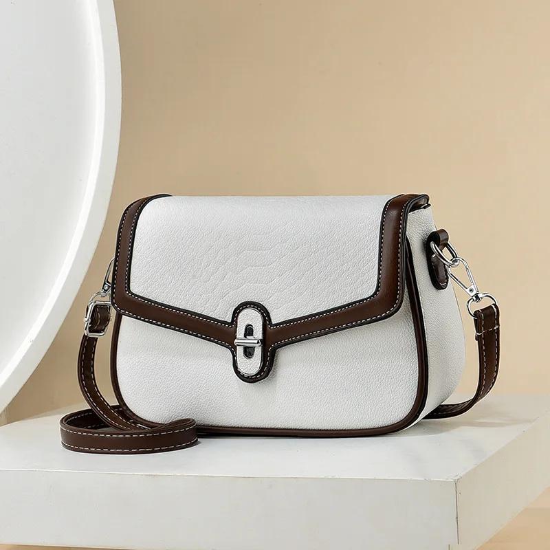 Fashion Crocodile Pattern Women'S Small Square Bag New Niche and Versatile Single Shoulder Crossbody Bag Classic Handbag Women