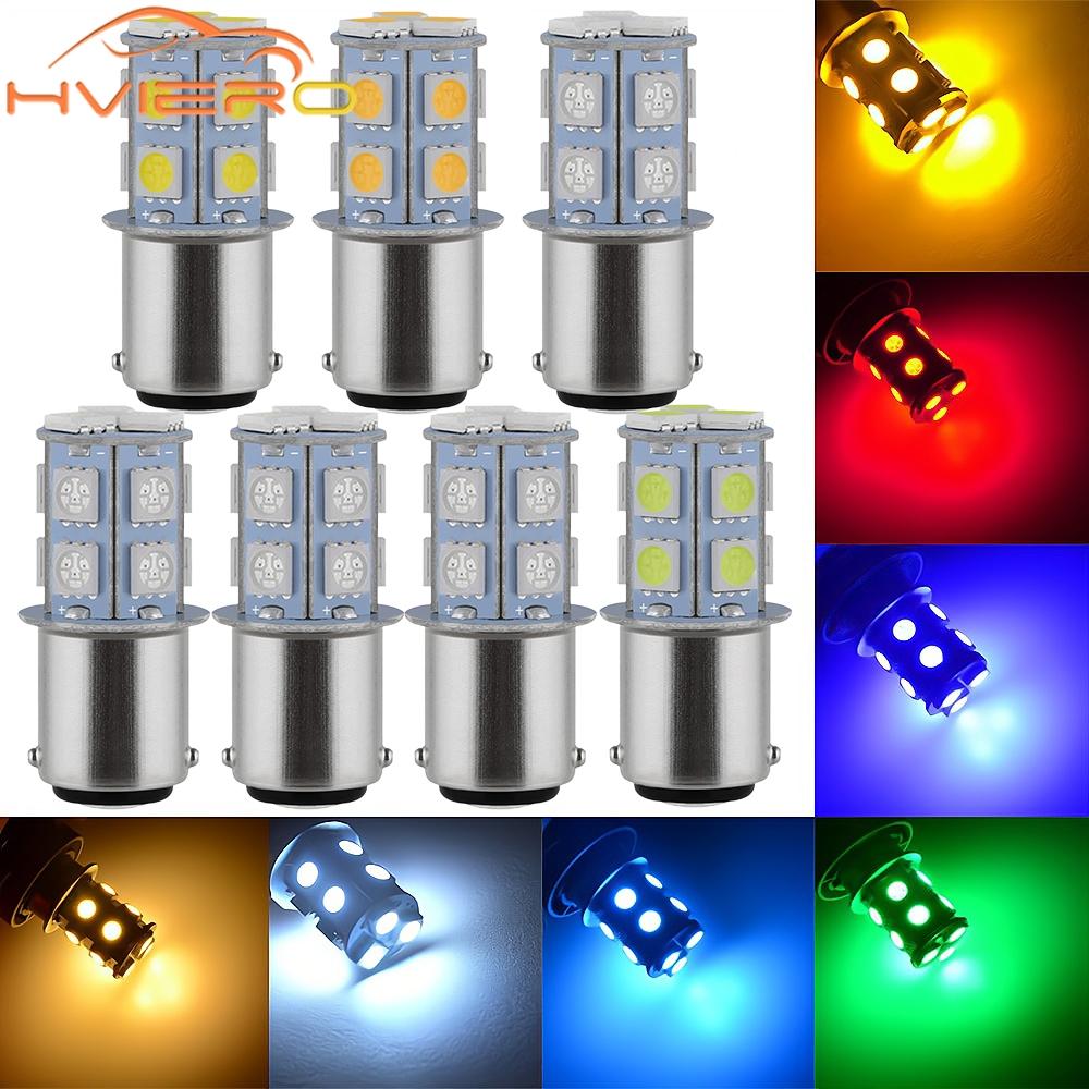 10pcs 1156 1157 Reverse Brake Car Lamps 5050 13SMD Leds Turn Signal Lights Tail Strobe Auto Day Parking Rear Trunk Bulbs DC 12V