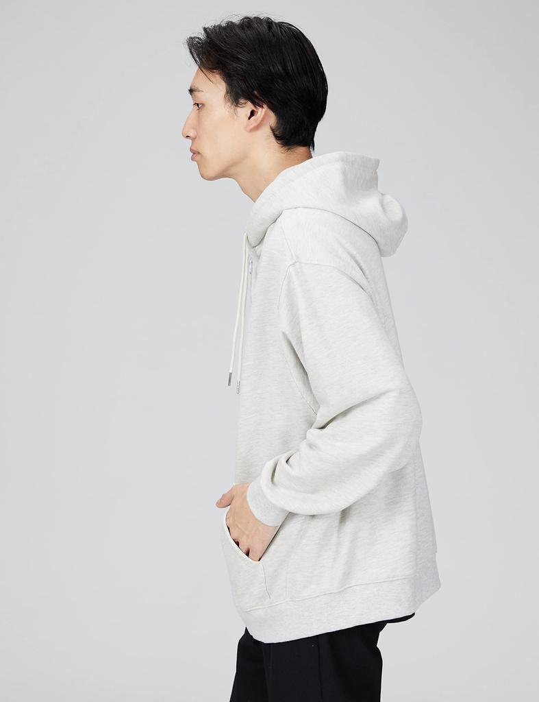 Improves Men's Fleece Full-Zip Sweatshirt, Size 50387, Oatmeal, Medium