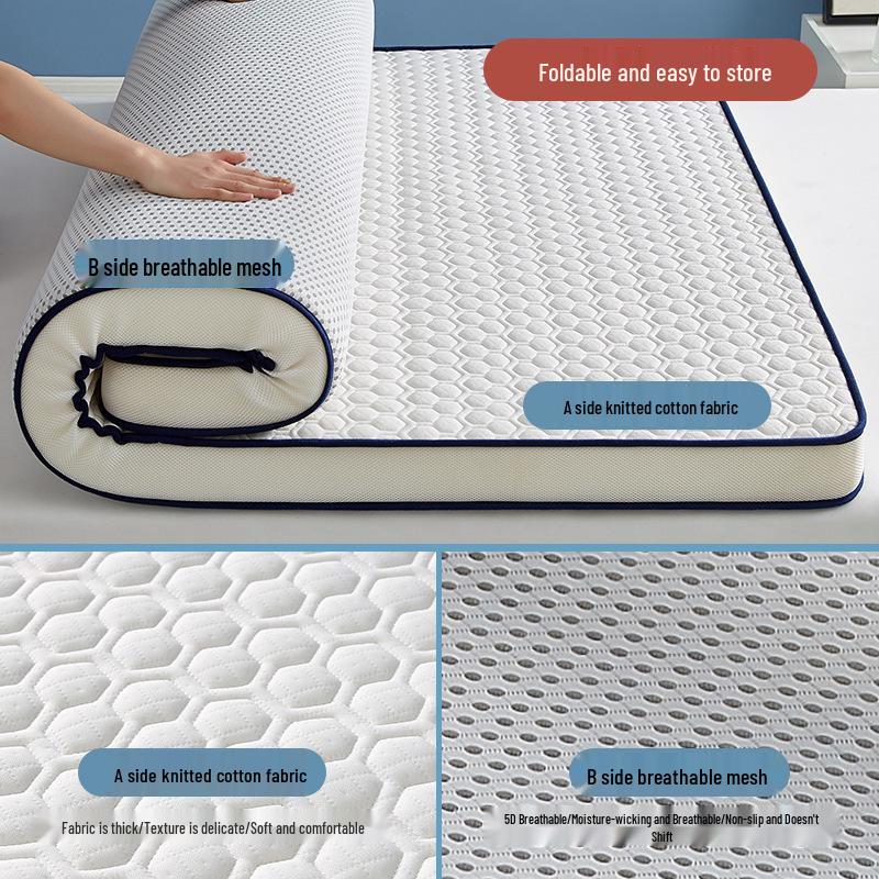 Class A Memory Foam Mattress Pad - Latex, Thickened, Single, for Home or Dorm