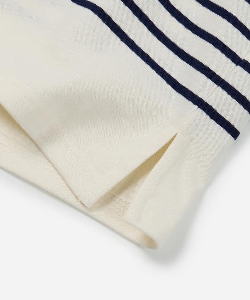FRIZMWORKS Patch Stripe Boat Neck 004 _ Ivory