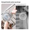 Practical Over Sink Organizers Rack With Strong Adhesive Cups for Storing Kitchen Sponges Brushes