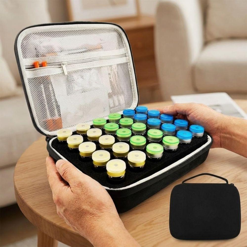 Handheld Insulin Vial Storage Case Foam Protective Insulin Carrying Case For Home Travel