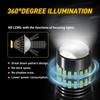 2PCS White 3157 3156 3057 4157 48SMD LED Bulbs Reverse Back up Tail Light EXC