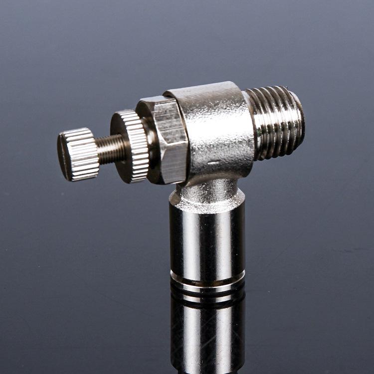 All-Copper Quick Connect Pneumatic Air Tube Connector Speed Control Valve SL4-M5/6-01