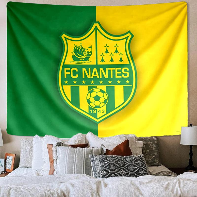 1PC Fc Nantes Crest Design Tapestry, Unique Design Tapestry, Wall Decor for Bedroom,Livingroom, Playroom,Heartwarming Fan Holiday Gifts