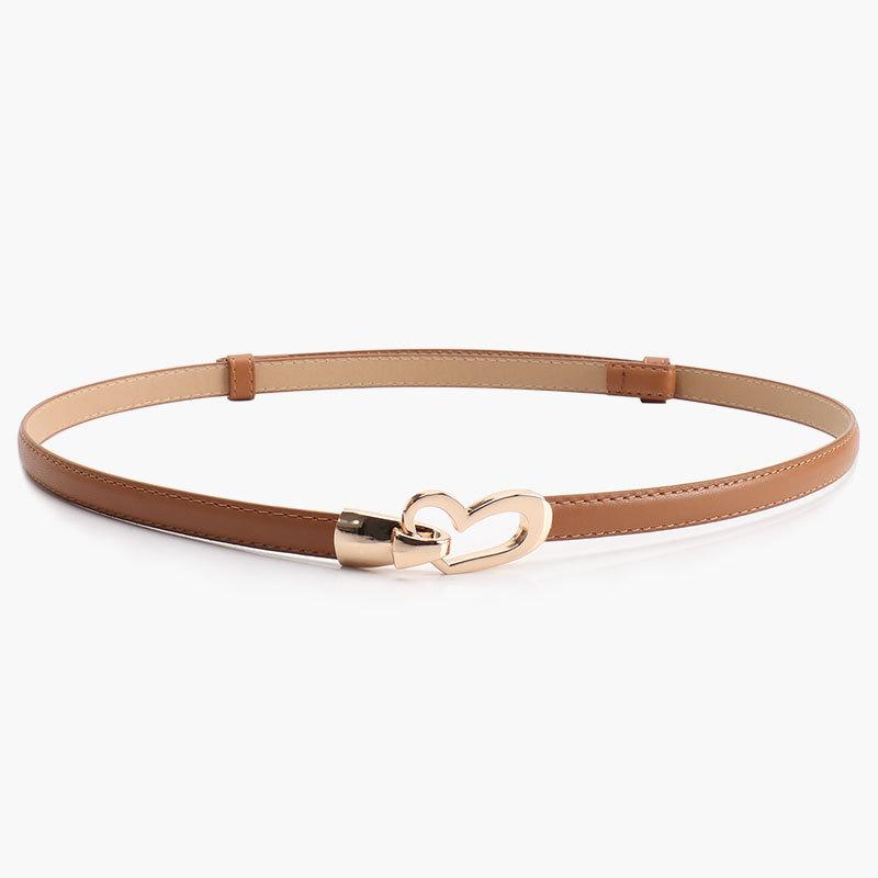 Alloy Womens Heart Waist Belt With Adjustable Pu Leather For Casual Office Looks